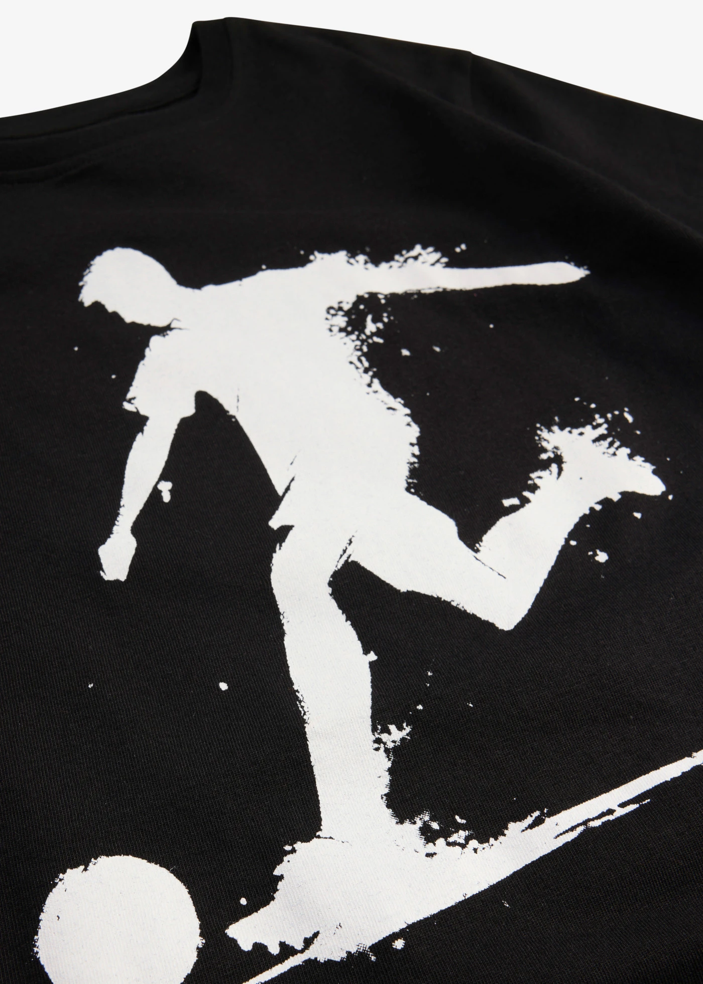 T-shirt van biologisch katoen • zwart met print • bonprix online shop