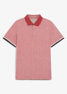 Polo en jersey 100% coton • rouge désert graphique • Boutique bonprix
