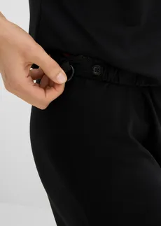 Komplet do karmienia: T-shirt, krótkie spodnie, legginsy (3 części) • czarny • sklep bonprix