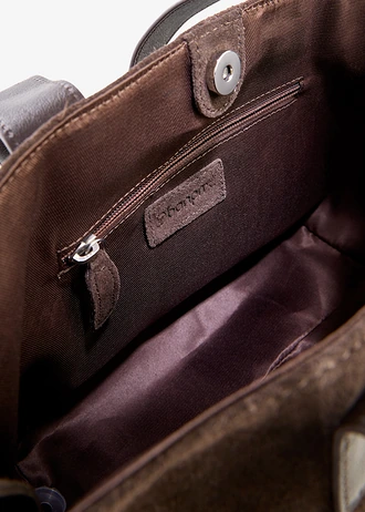 Handtas van suède • bruin • bonprix online shop
