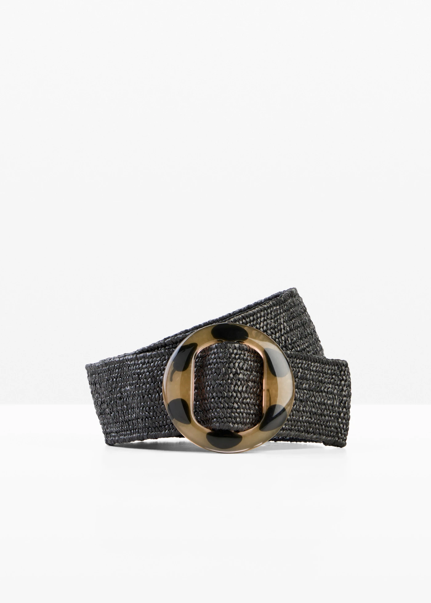 Ceinture aspect paille • noir • Boutique bonprix