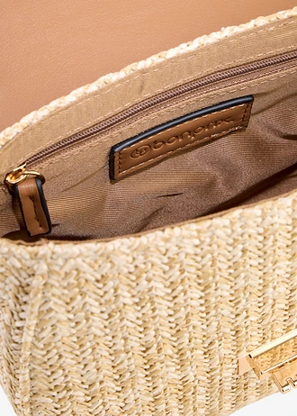 Schoudertas in rieten look • naturel/lichtbruin • bonprix online shop
