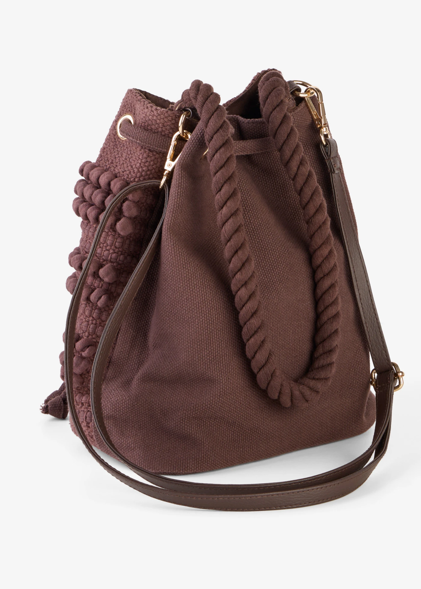 Sac seau texturé • marron • Boutique bonprix