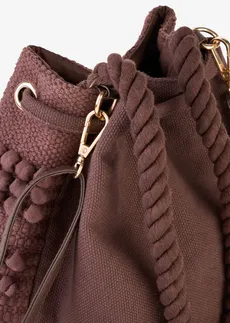 Sac seau texturé • marron • Boutique bonprix