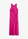 Robe longue en coton, Couleur: rose fuchsia