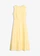 Robe midi douce, Couleur: jaune clair
