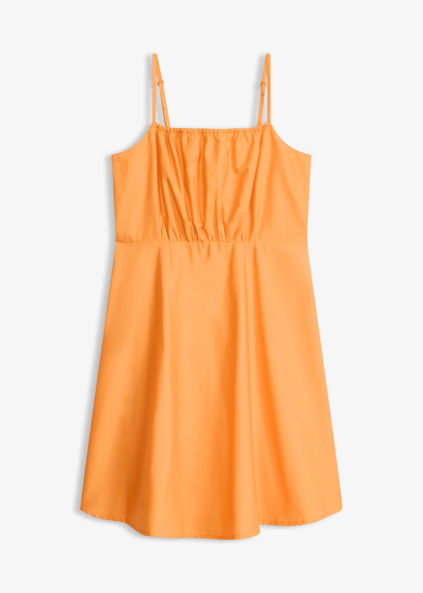 Rochie mini din bumbac organic 100% • oranj fluorescent • magazin bonprix