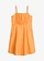Mini jurk van biologisch katoen, Kleur: feloranje