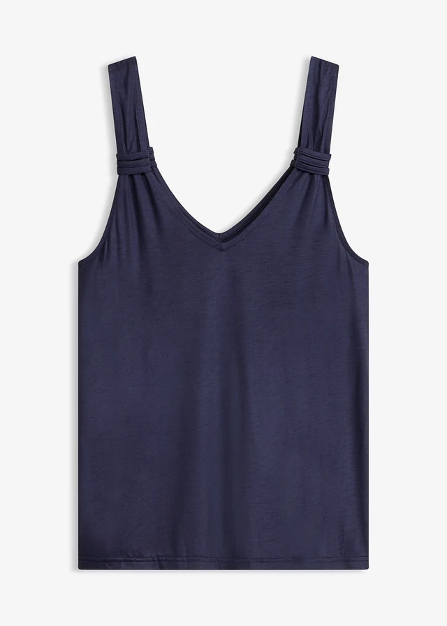 Top din jerse din viscoză 100% • bleumarin • magazin bonprix