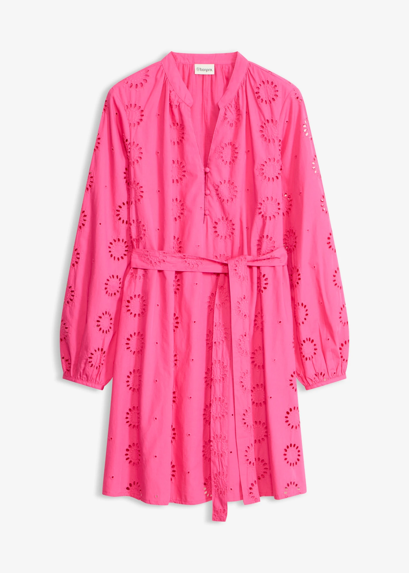 Rochie-bluză din bumbac organic 100% • roz pinklady • magazin bonprix