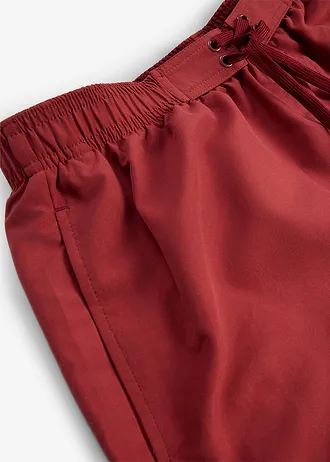 Zwemshort met zijzakken • woestijnrood • bonprix online shop