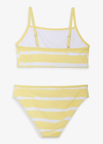 Bikini (2-részes szett) • világossárga-fehér csíkos • bonprix áruház