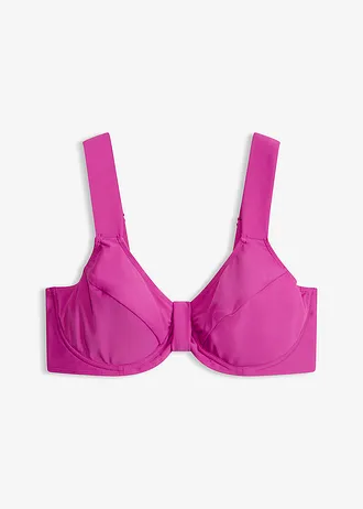 Minimizer bikinitop met brede schouderbandjes, Kleur: donkerolijfgroen