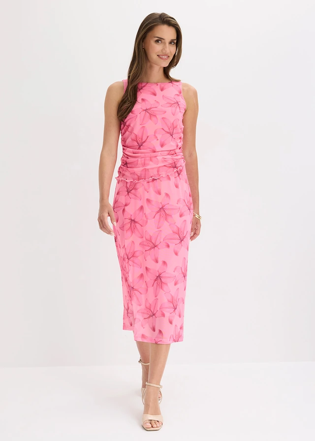 Jupe douce en jersey mesh • rose floral • product-page.page-title-suffix