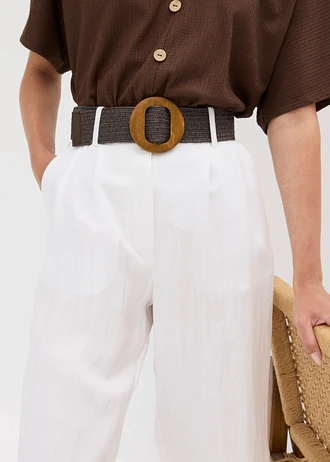 Bermuda en matière douce • blanc • Boutique bonprix