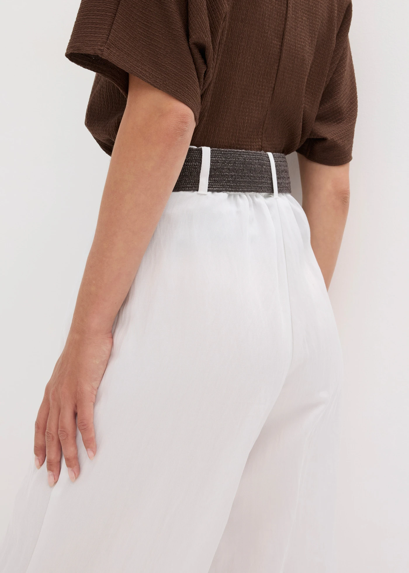 Bermuda en matière douce • blanc • Boutique bonprix