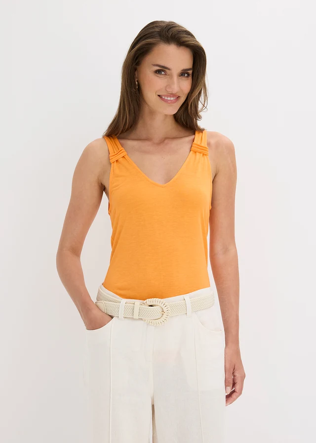 Top en jersey 100% viscose • orange vif • product-page.page-title-suffix