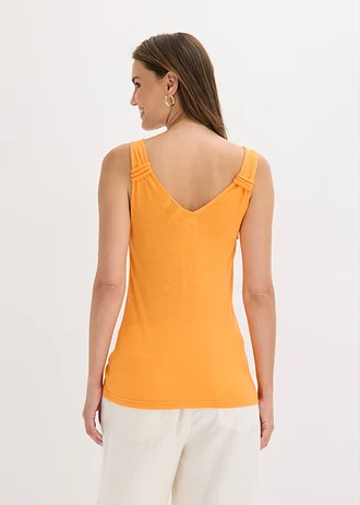 Top din jerse din viscoză 100% • oranj fluorescent • magazin bonprix