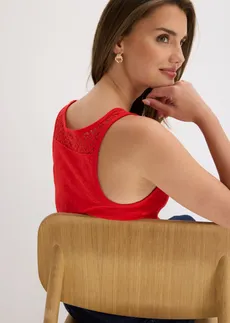 Débardeur en coton • fraise • Boutique bonprix