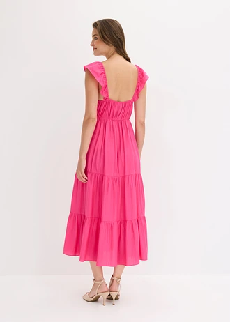 Rochie cu bretele din amestec fin cu viscoză • roz pinklady • magazin bonprix