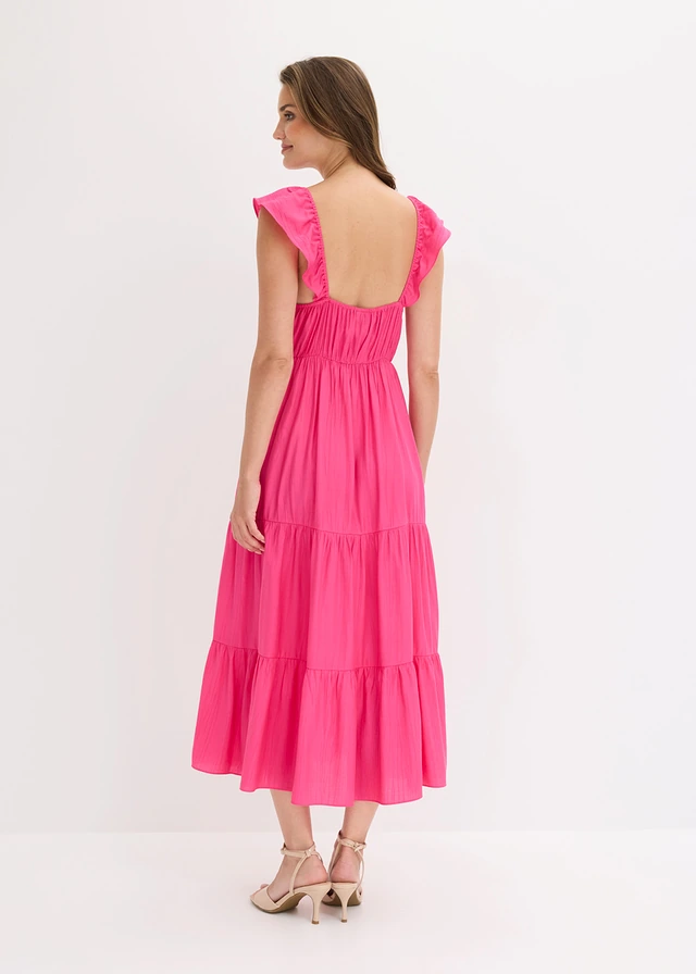 Jurk met bandjes van een fijne viscosemix • pinklady • product-page.page-title-suffix
