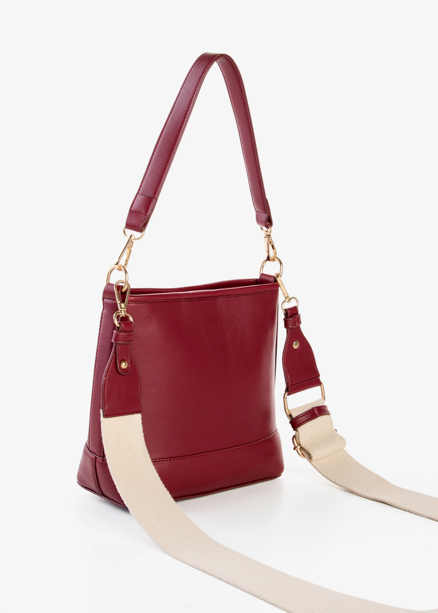 Kleine schoudertas met verwisselbare hengsels • robijnrood • bonprix online shop