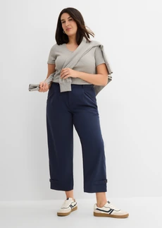 Pantalon barrel, Couleur: bleu foncé
