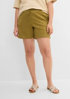 Sweat short van puur biologisch katoen, Kleur: natuurgroen