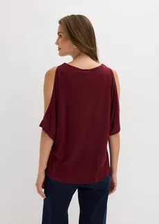 T-shirt avec découpes • rouge érable • Boutique bonprix