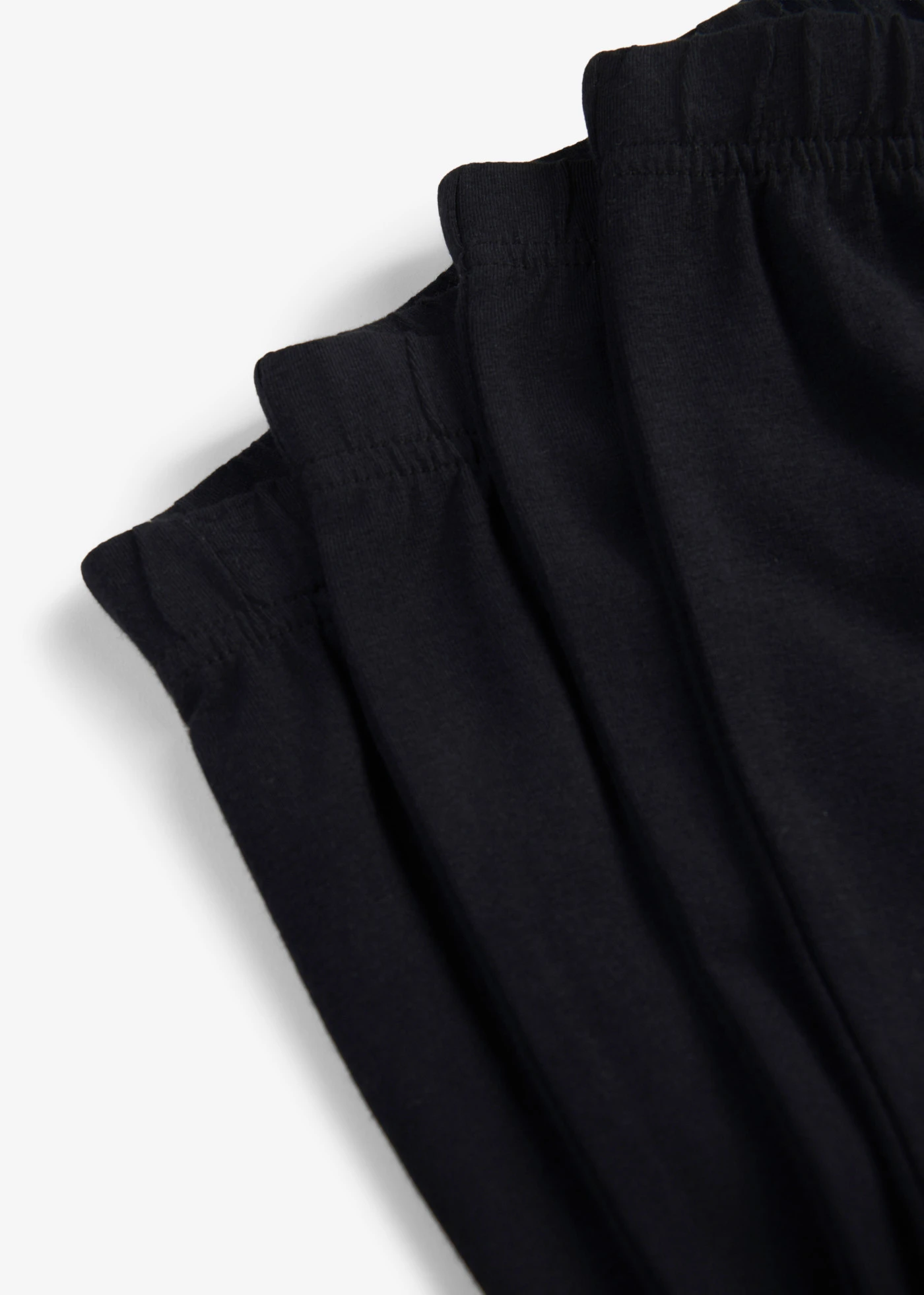 Kolarki z elastycznej mieszanki bawełny organicznej (4 szt.) • czarny • sklep bonprix