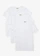 T-shirt z czystej bawełny (3 szt.), kolor: biały