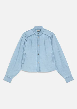 Veste courte, Couleur: bleu-bleu clair