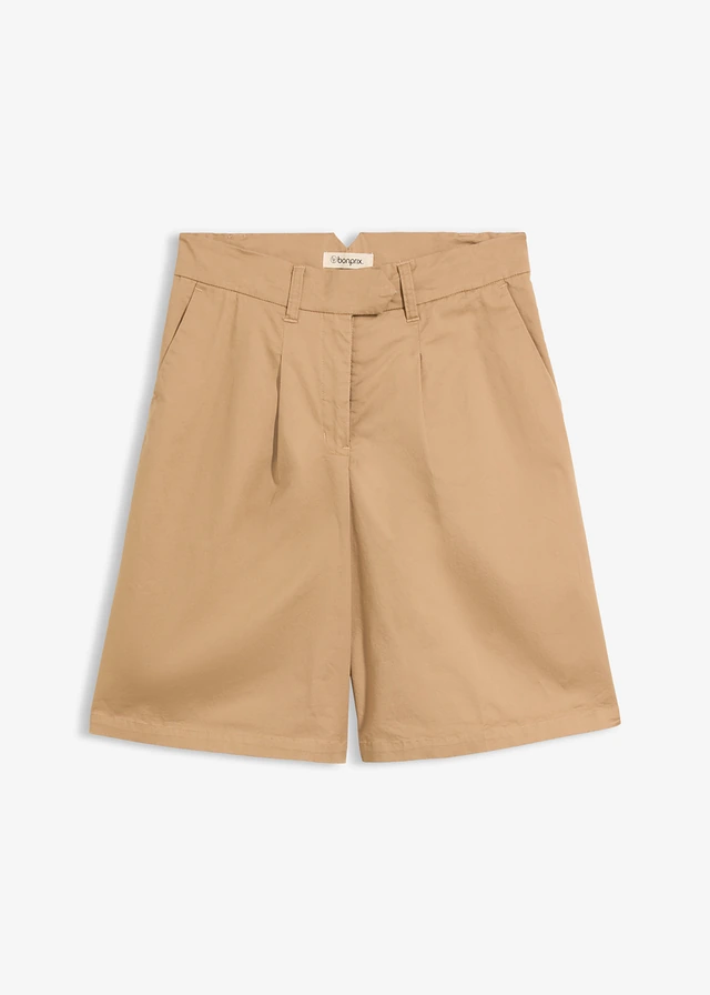 Keprové bermudy • matně velbloudí • bonprix obchod
