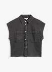 czarny denim "used"