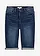 Bermuda en jean, taille mi-haute élastiquée, Couleur: bleu nuit denim