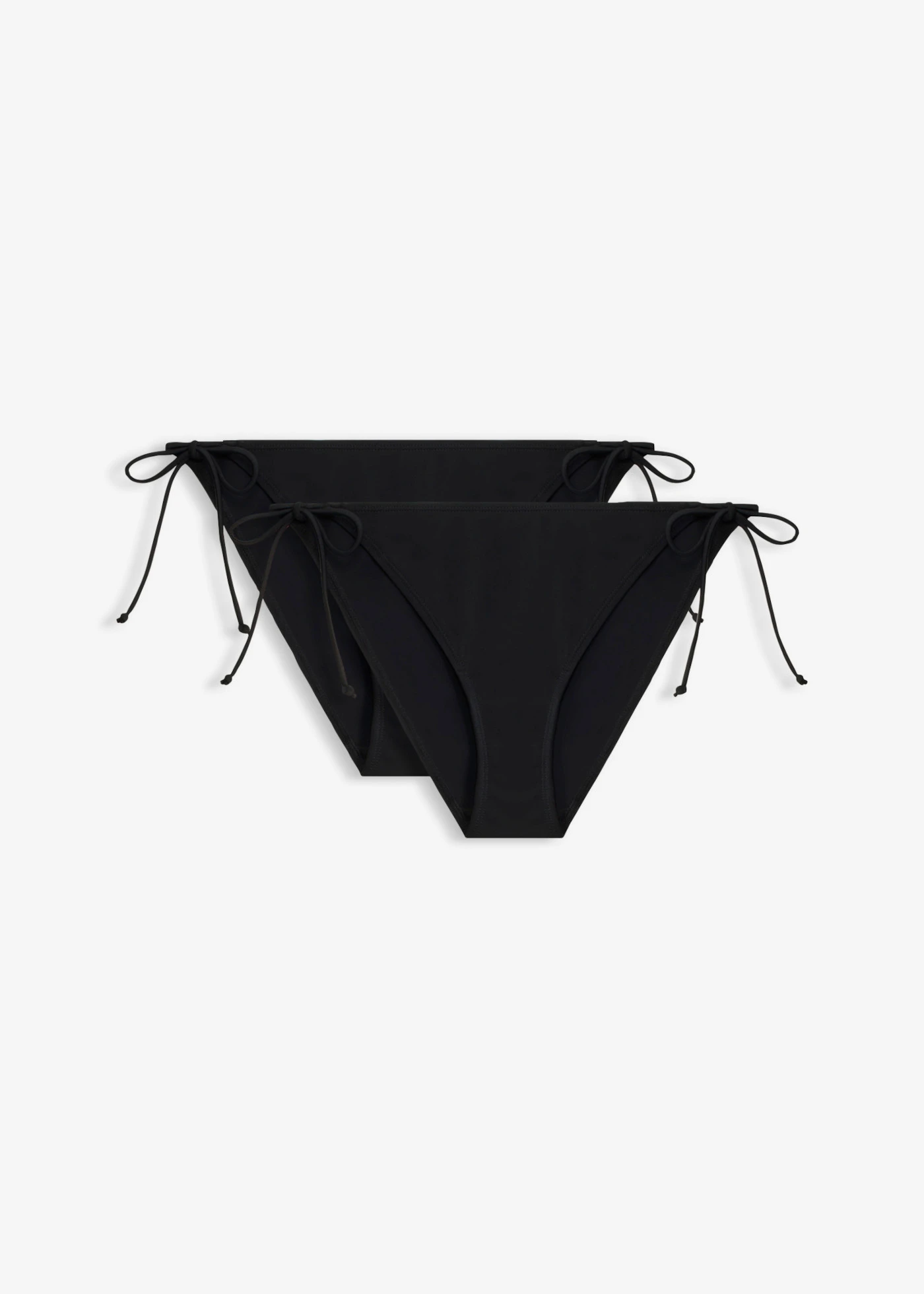Figi bikini z zestawie 2 sztuk (2 szt.) • czarny+czarny • sklep bonprix