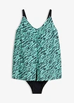 mentholgroen-zwart met zebraprint
