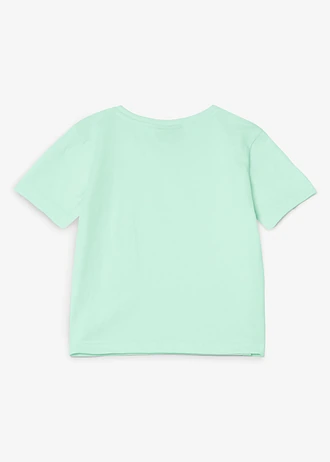 T-shirt 100% coton à sequins réversibles • menthe clair imprimé • Boutique bonprix
