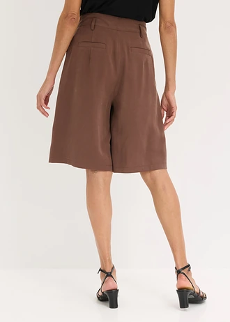 Bermuda fluide • marron • Boutique bonprix