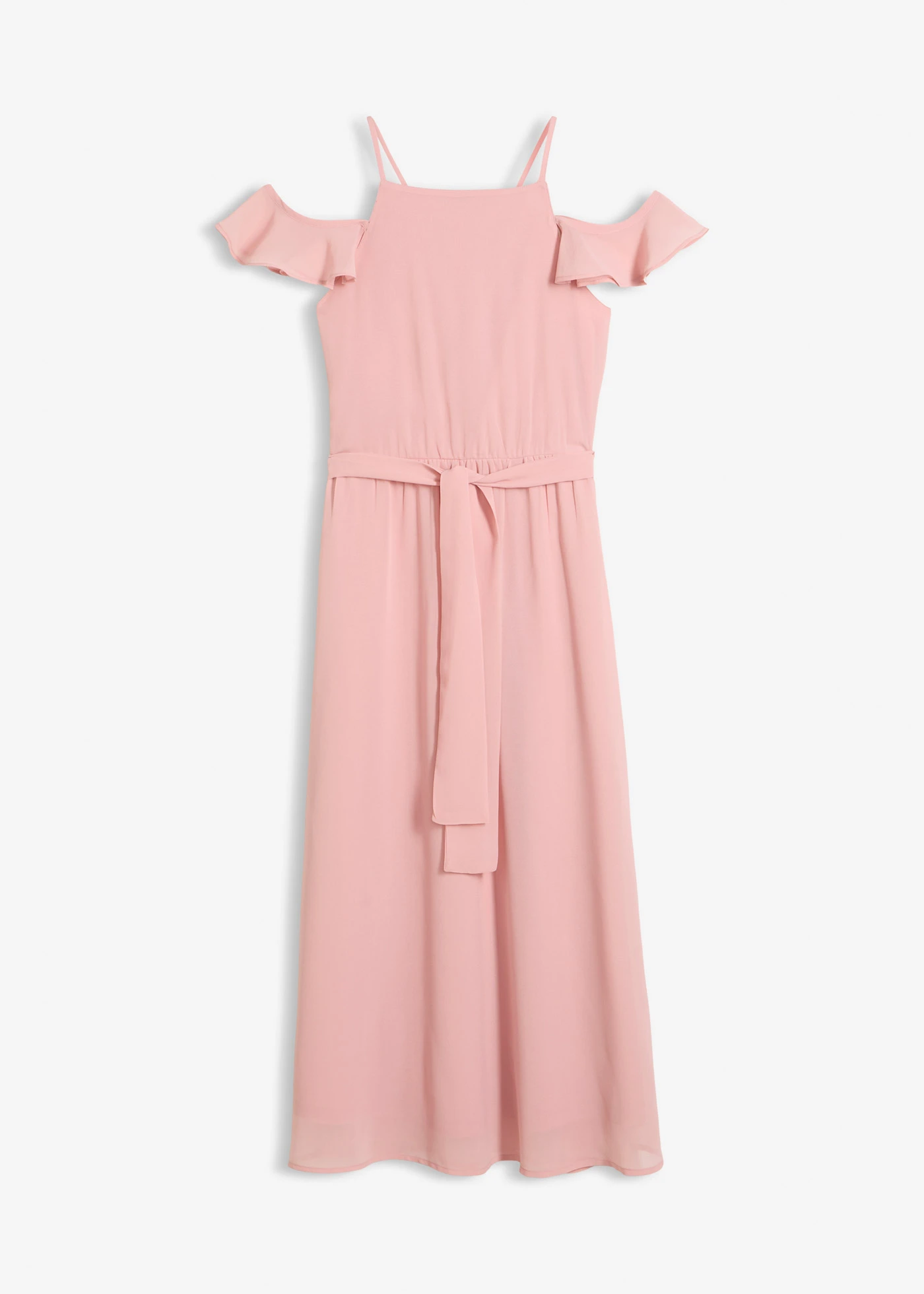 Robe longue en mousseline • rose cendré • Boutique bonprix