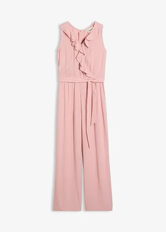 Combinaison en crépon texturé • rose cendré • Boutique bonprix