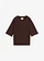 Shirt van gestructureerd materiaal, Kleur: donkerbruin