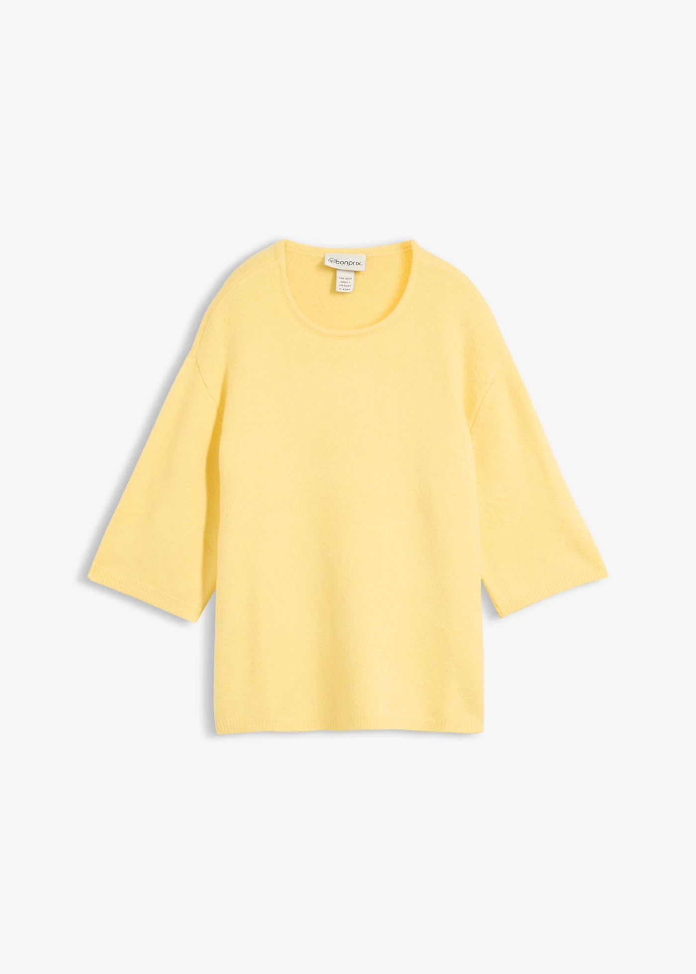 Oversize-pulóver • svetložltá • obchod bonprix