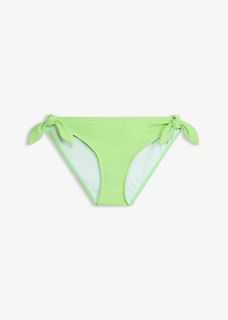 Bikinibroekje met strikjes aan de zijkant, Kleur: selderijgroen