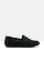 Mocassins en cuir velours, Couleur: noir