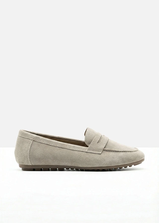 Loafers van suède