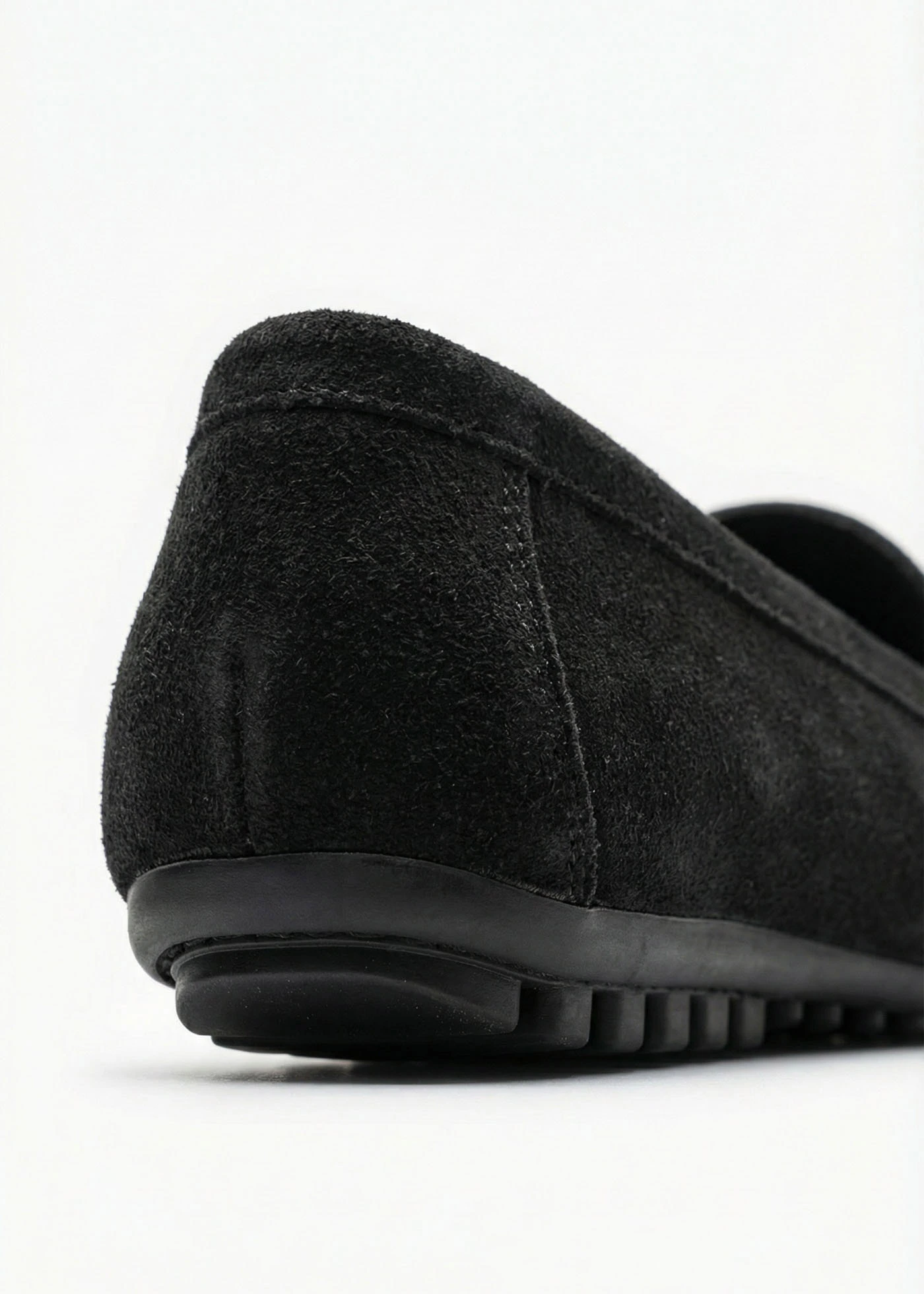 Mocassins en cuir velours • noir • Boutique bonprix