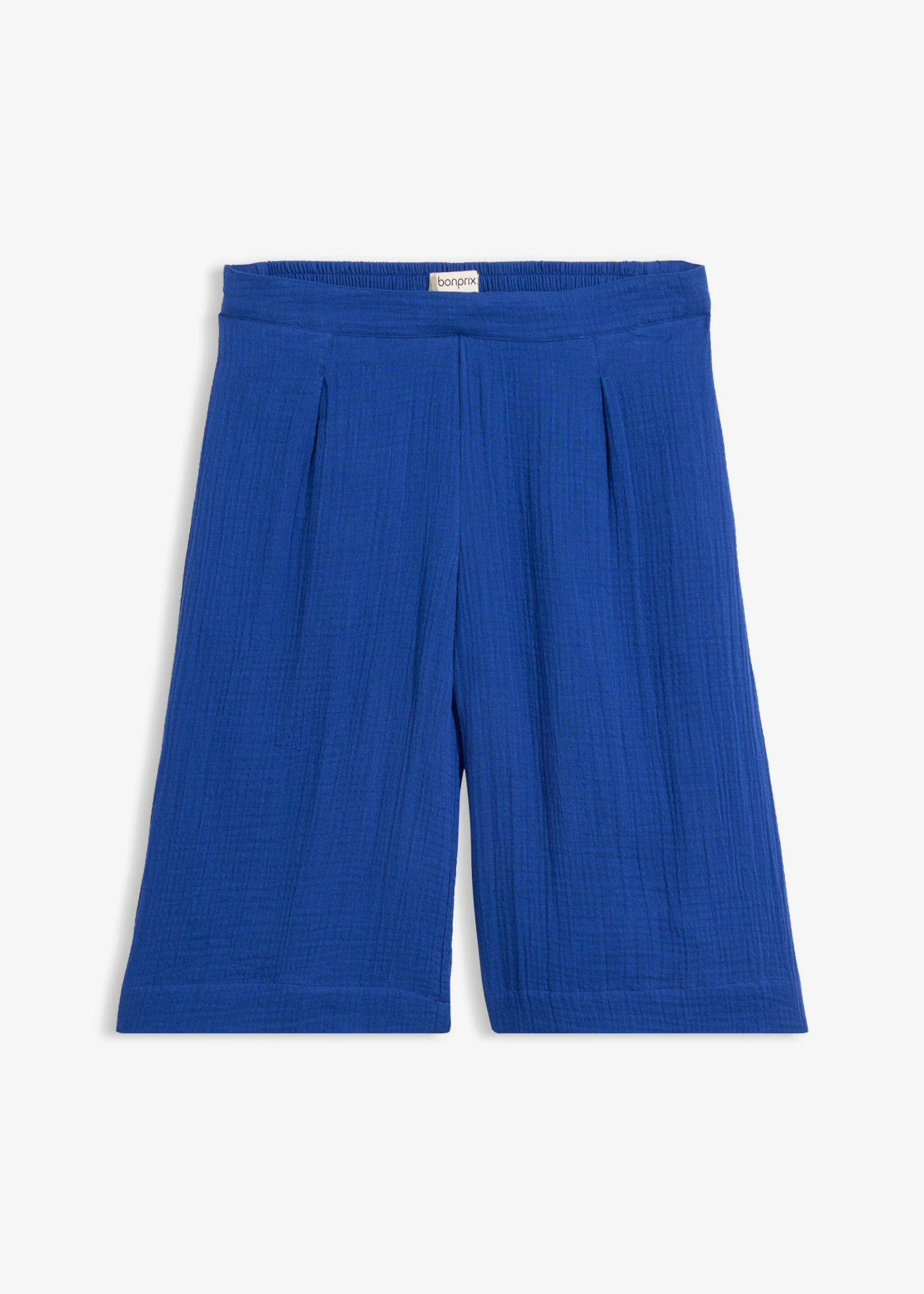 Bermudy bez zapínání, z čisté bavlny • kobaltově modrá • bonprix obchod