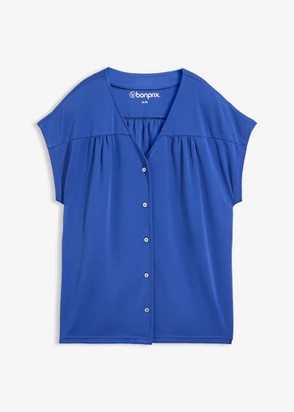 Chemisier en piqué de viscose