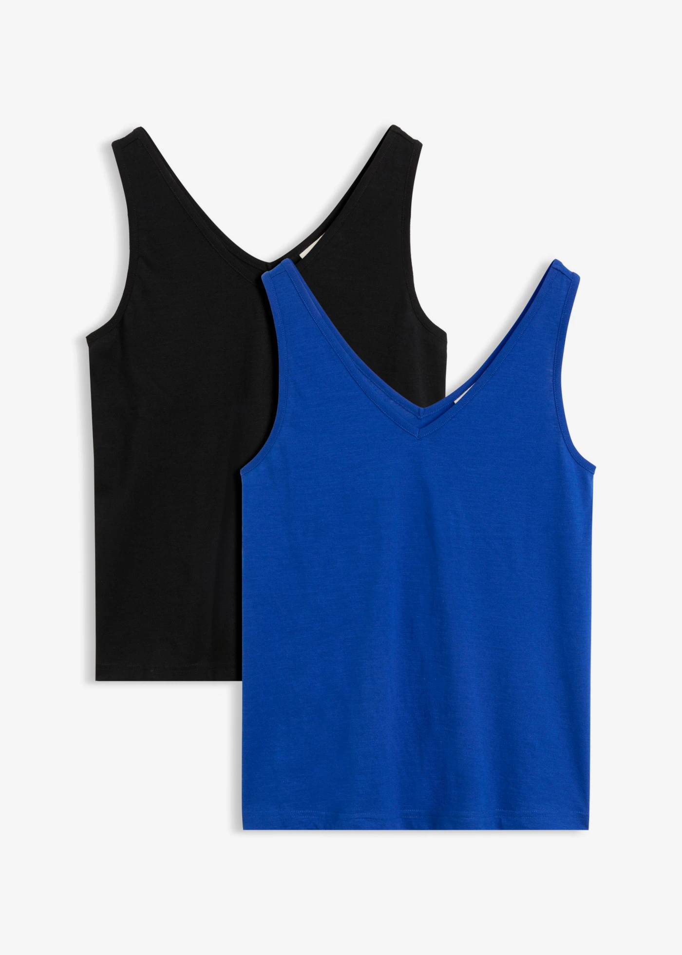 Tanktop van biologisch katoen (set van 2) • kobaltblauw/zwart • product-page.page-title-suffix